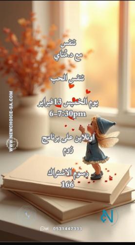 تنفس الحب-يوم الخميس ١٣فبراير-اونلاين عبر زوم