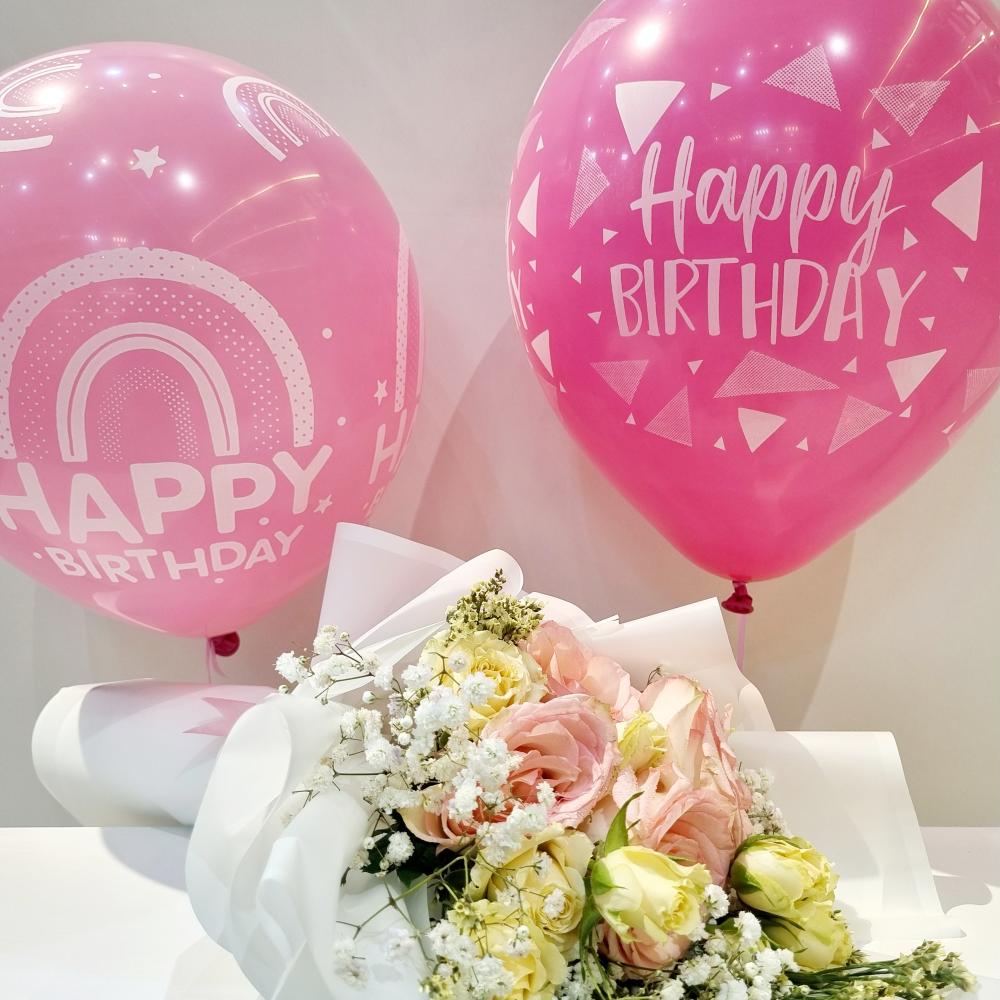 باقة عيد ميلاد من وردة وحلا