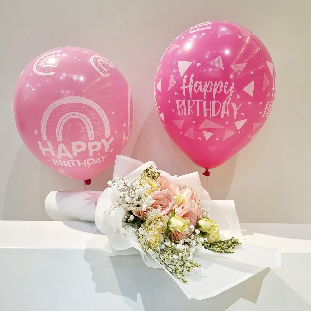 باقة عيد ميلاد من وردة وحلا