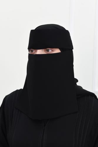 نقاب مطاط مائل طويل لوقو بردة