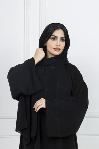 عباية سادة كم مربع | قماش ملكي