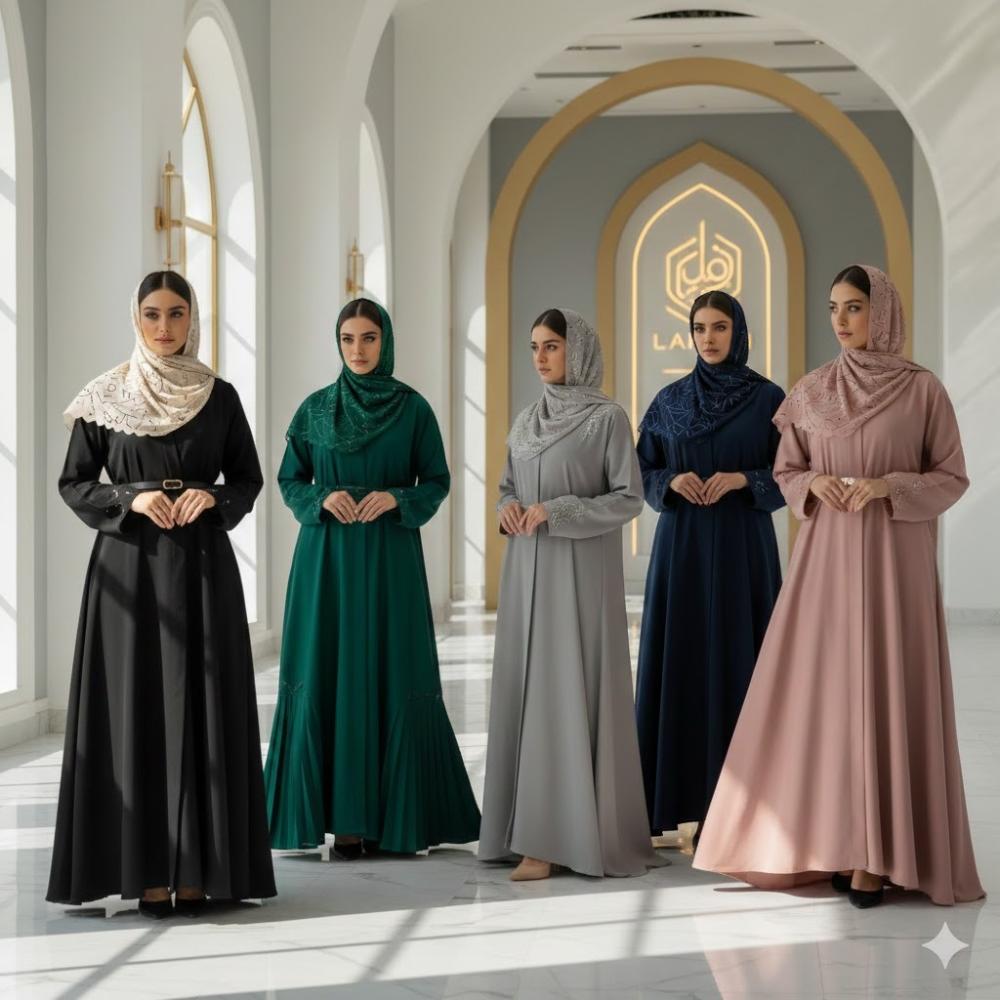 اختيار العباية حسب شكل الجسم