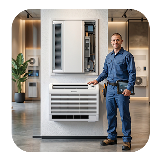 Ceiling and floor air conditioners