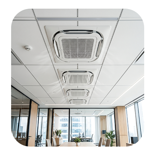 Concealed (hidden) air conditioners