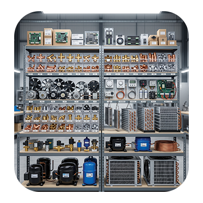Refrigerator and freezer spare parts