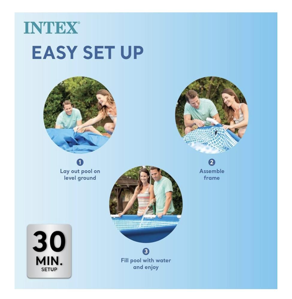 مسبح INTEX 260cm*160cm