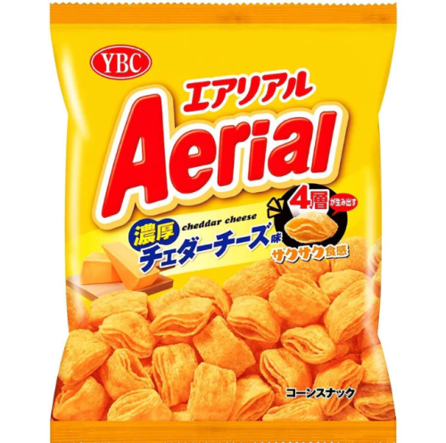 منتفخات الذرة اليابانية بنكهة الجبن