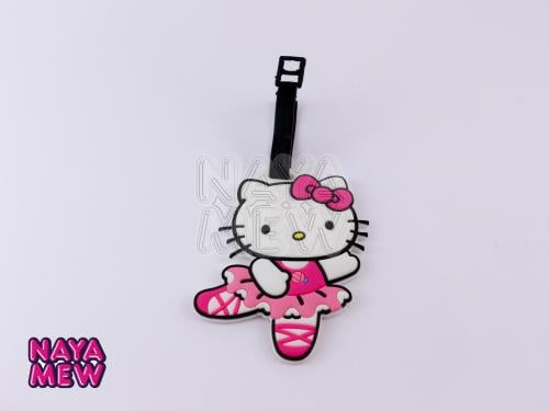 تعليقة تعريف لحقيبة السفر(هلو كيتي) قطعة واحدة