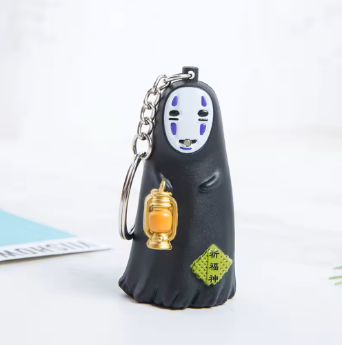 ميدالية (NO FACE) مضيئة، من (GHIBLI STUDIO)