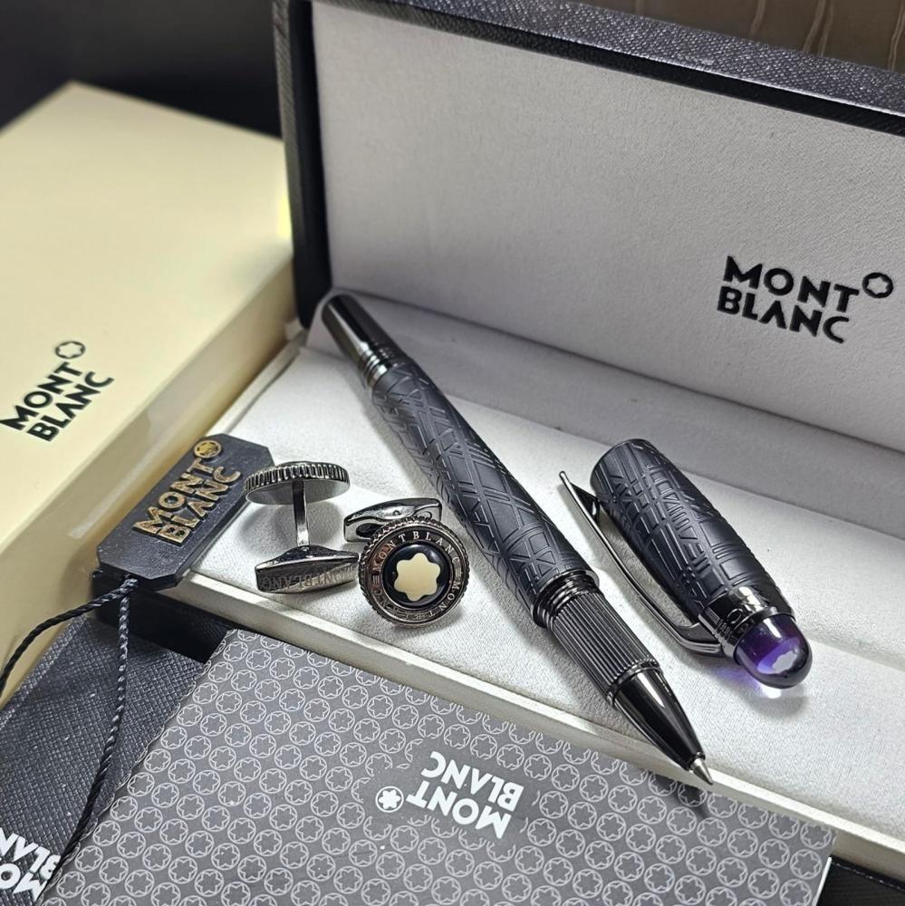قلم و كبك مونت بلانك موديل فضائي - متجر شماغ شوب