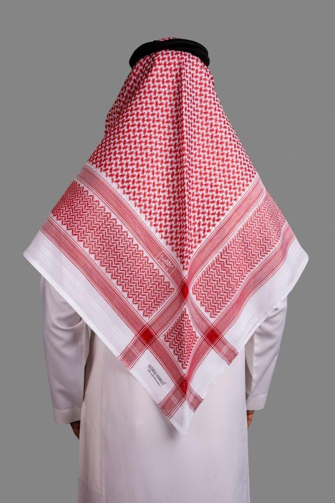 شماغ البسام جورج هاملت 2 غامق - افضل شماغ - افضل سعر