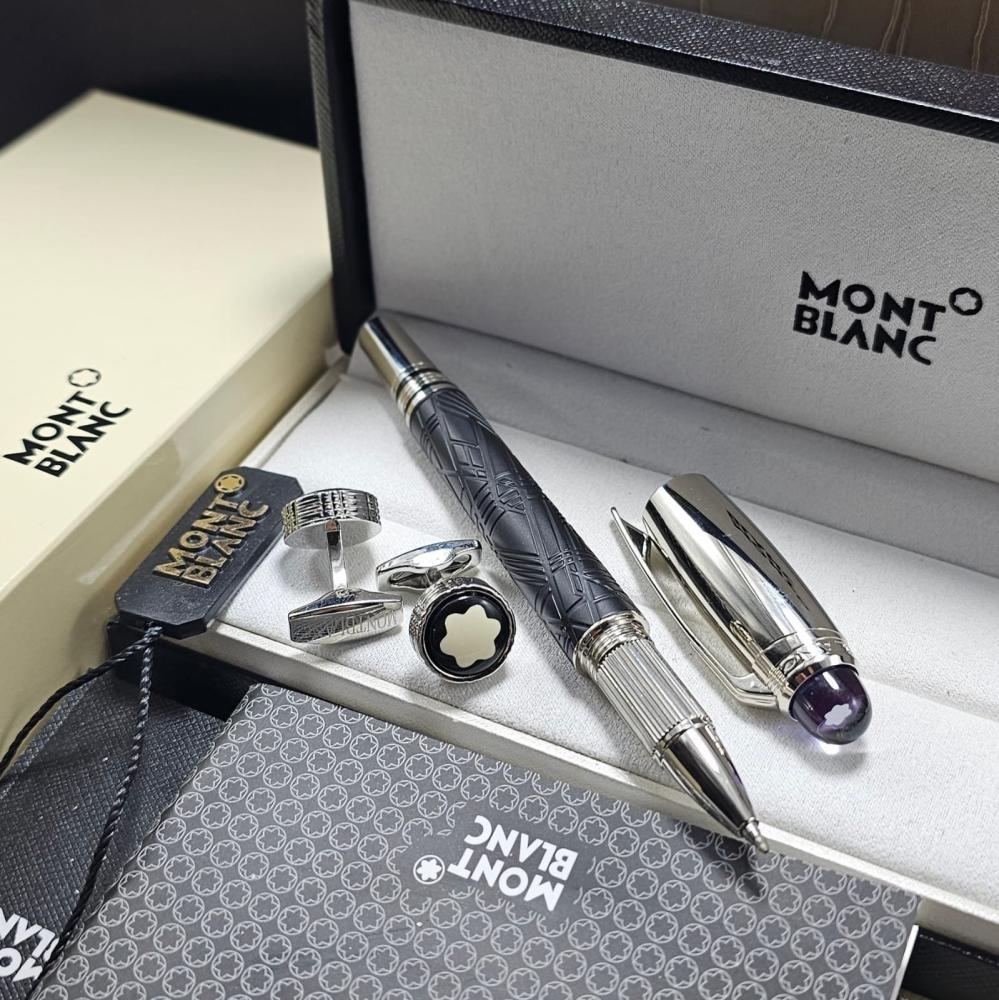 قلم و كبك مونت بلانك موديل فضائي - متجر شماغ شوب