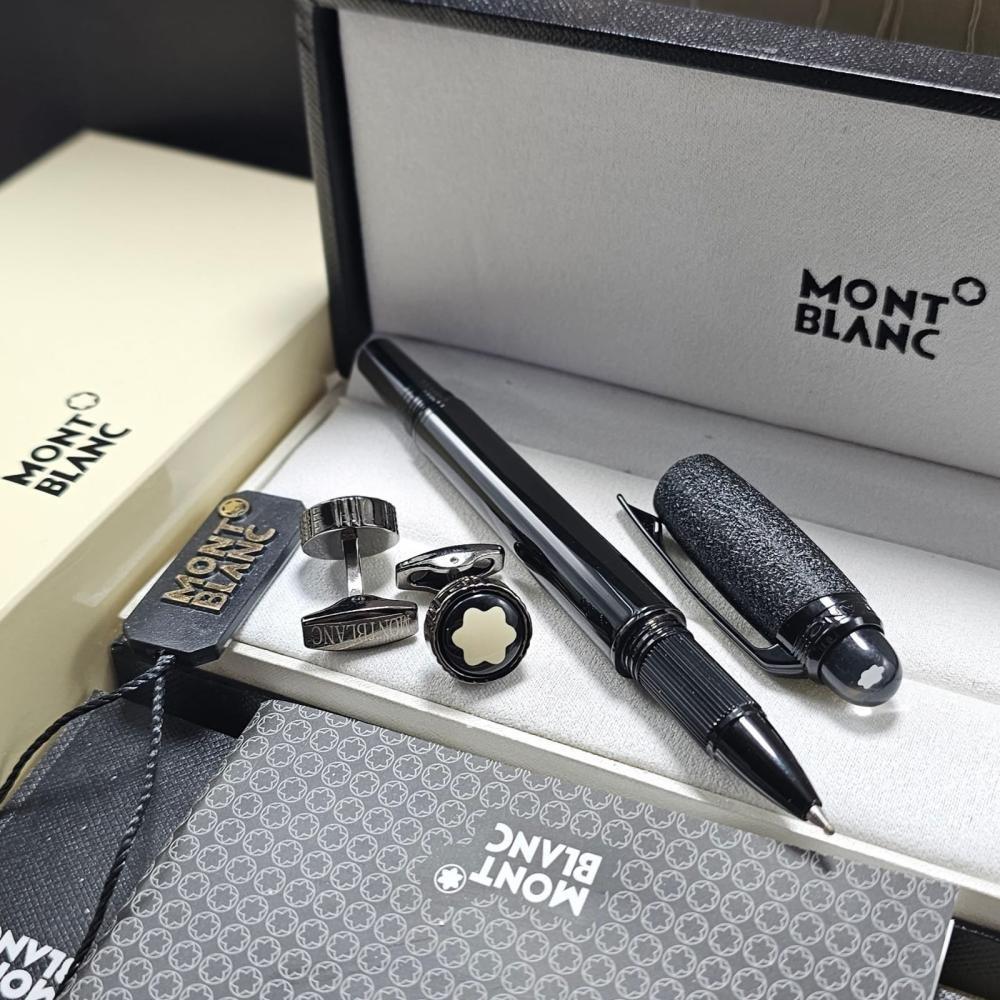 قلم و كبك مونت بلانك موديل فضائي - متجر شماغ شوب