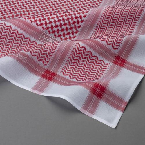 شماغ البسام البصمة 3 لون غامق