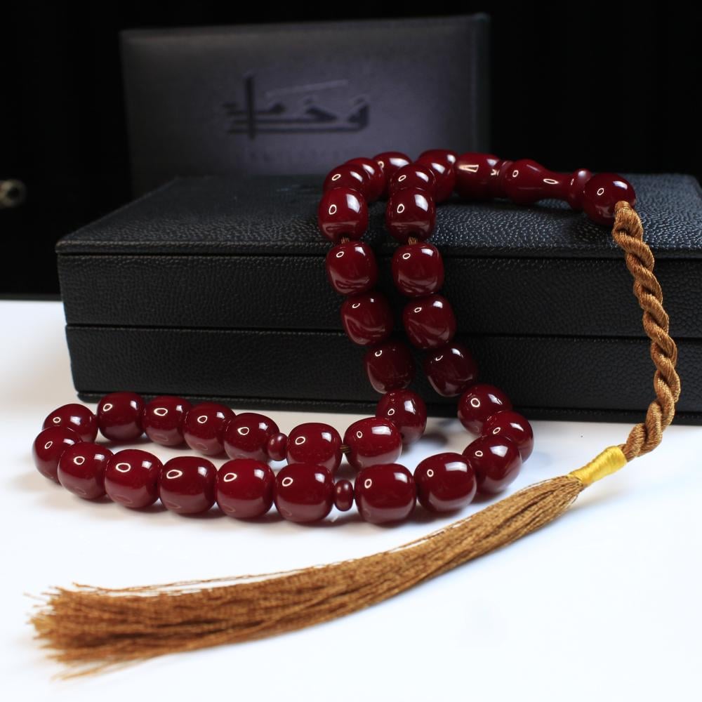 مسباح مسكي كرزي بخرز كبير الحجم