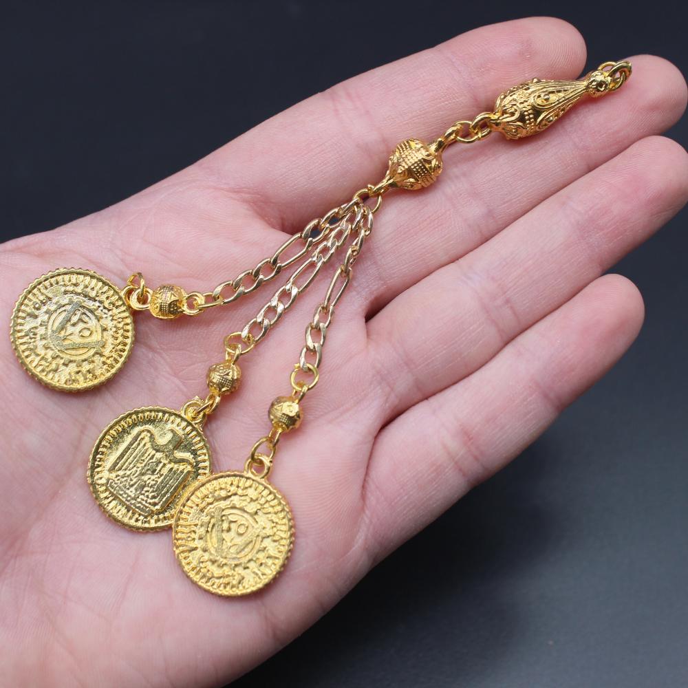 كركوشة من معدن الانتيمون مطلية باللون الذهبي