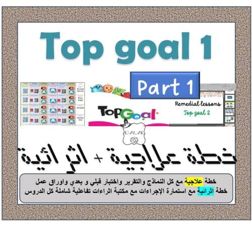 خطط علاجية وإثرائية TG1 الترم 1
