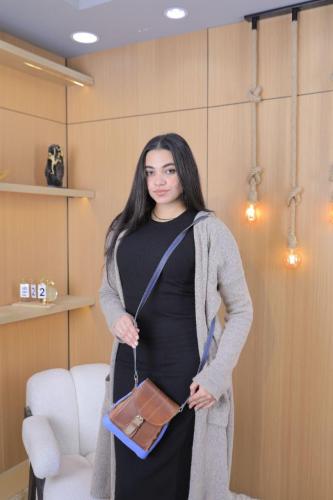 حقيبه بناتيه جلد جمل طبيعي صناعه يدوي