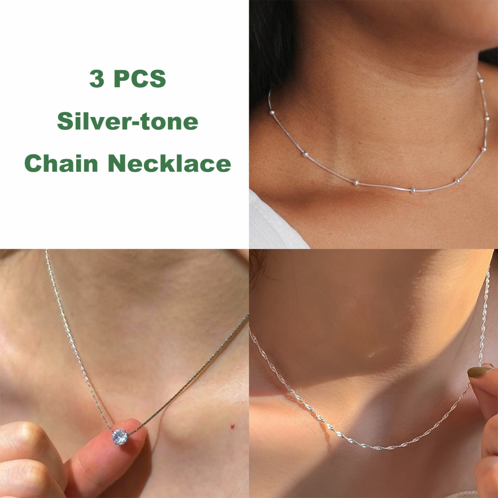 3PCS Silver