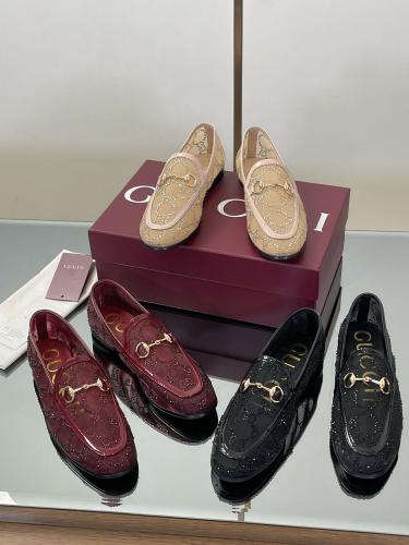 GG CRYSTAL GUCCI JORDAAN LOAFER