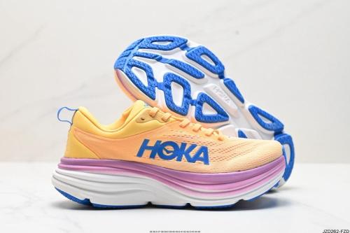 HOKA BONDI 8 Color Block Running Shoes