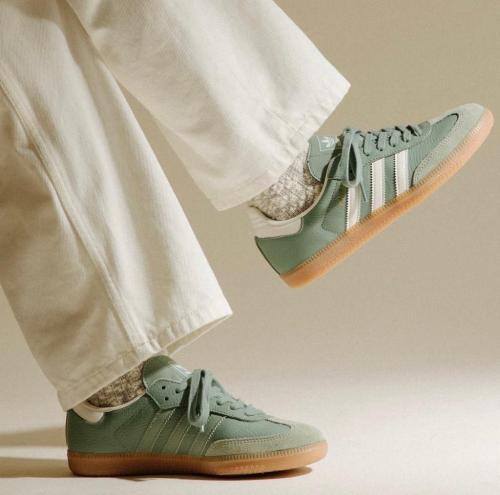Adidas Original Samba OG Silver Green