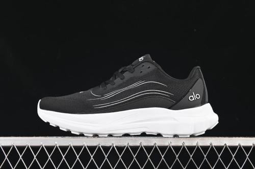 ALO RUNNER STAR STYLE CASUAL LIFE SHOES BLACK/WHITE