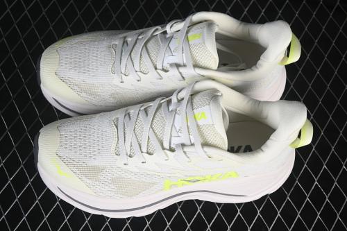 HOKA ONE ONE CHALLENGER 8 WHITE/NEON HOKA CITRUS