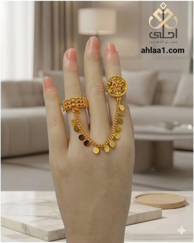 خواتم أوتار مطلي درجه اولى
