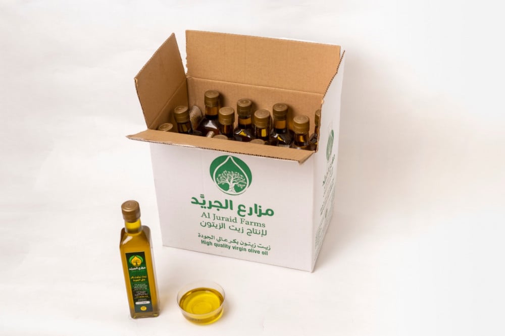 كرتون زيت زيتون قزاز حجم 500مل