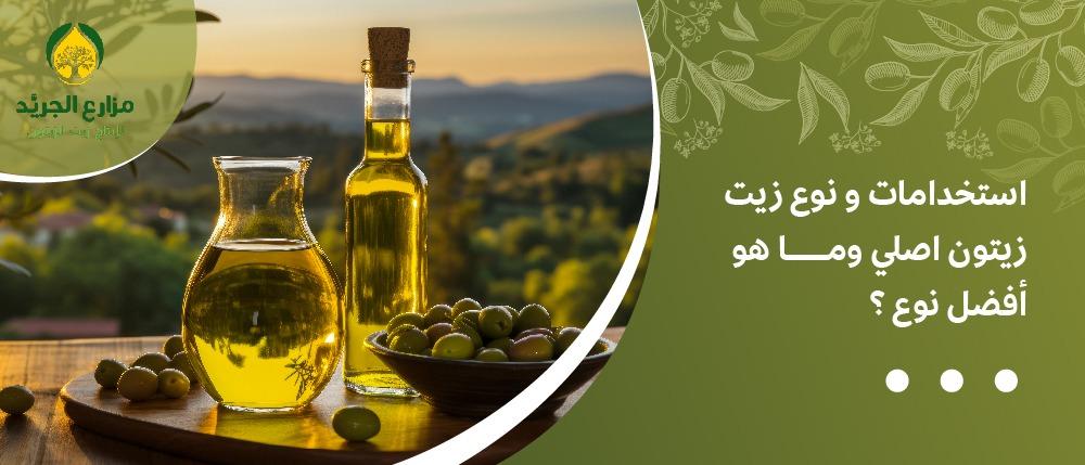 استخدامات و نوع زيت زيتون اصلي وما هو أفضل نوع ؟