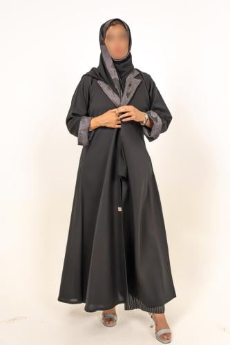 عبايه تفته وتدخيله جاكار هندي نص كلوش