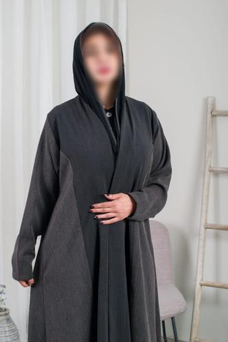 عبايه شتويه نص كلوش