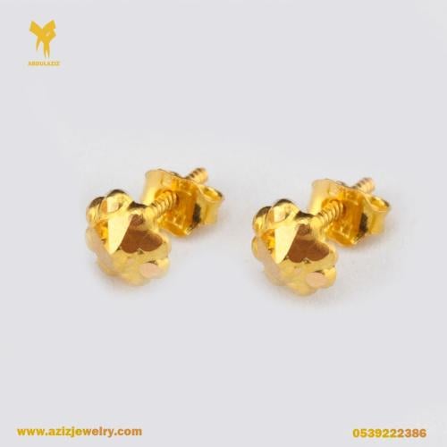 حلق ذهب عيار 21