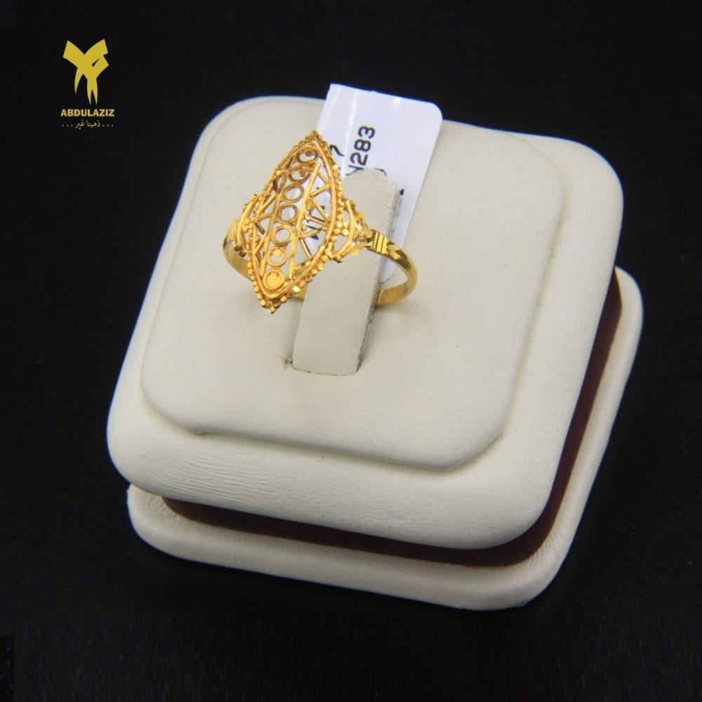 خاتم ذهب عيار 21