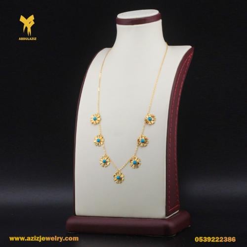 عقد شوكر ذهب عيار 21