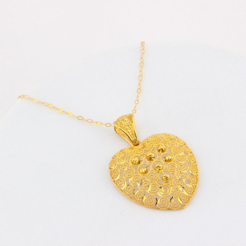 تعليقة ذهب عيار 21 مع السلسال