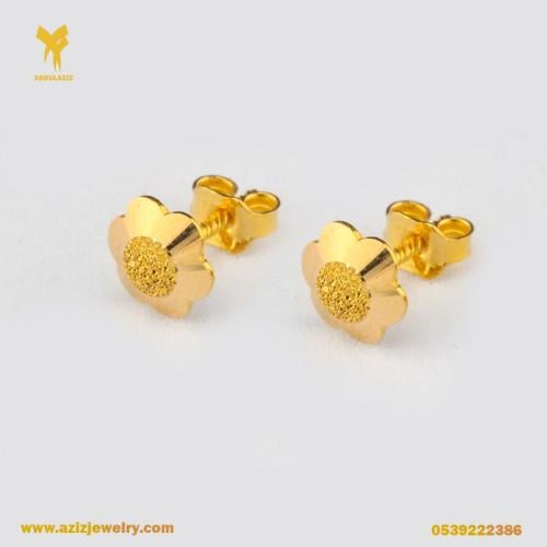 حلق ذهب عيار 21