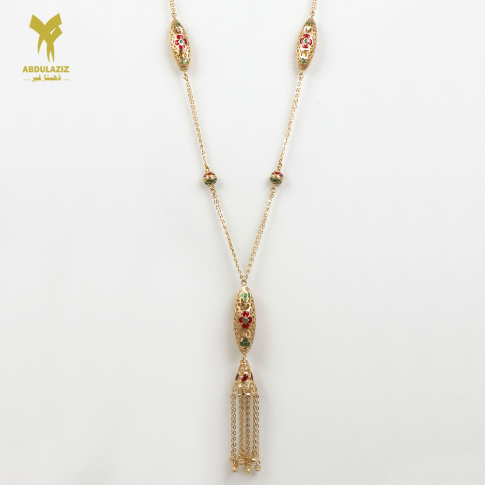 21 karat gold necklace - متجر عبدالعزيز 