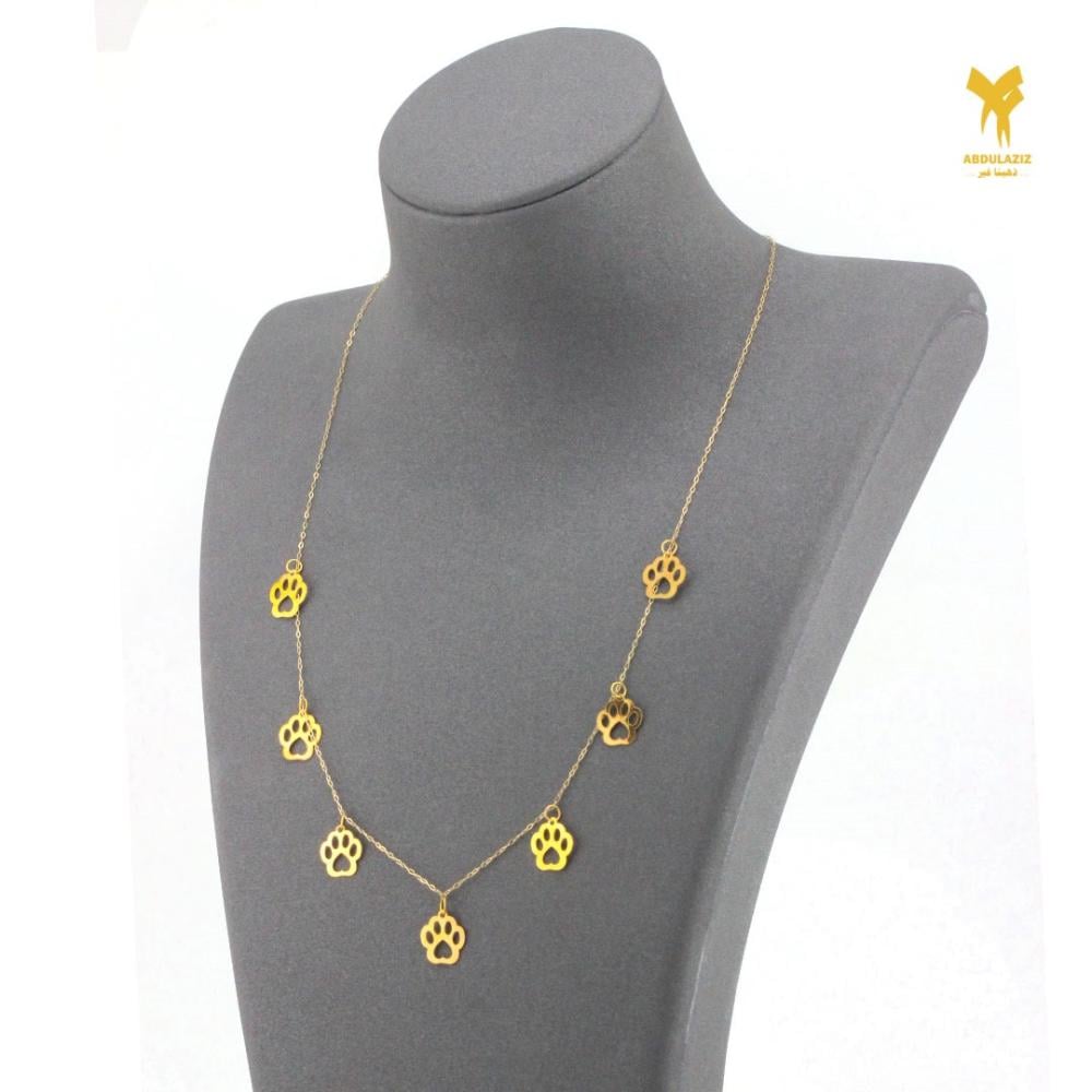 عقد ذهب عيار 18