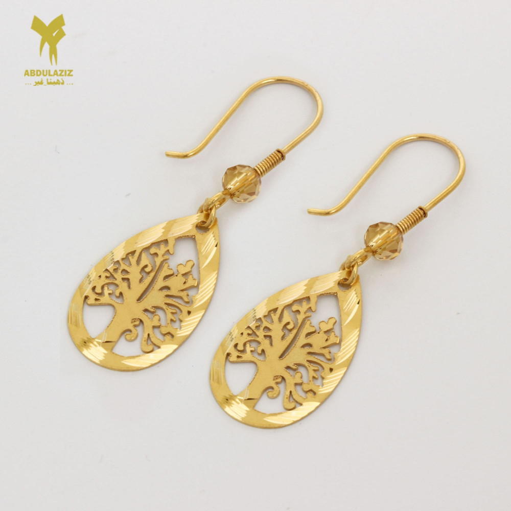 athizay chandbali for women fashion Earrings Matka shape Exemplary Arabic  design antique gold plating : Amazon.in: Fashion