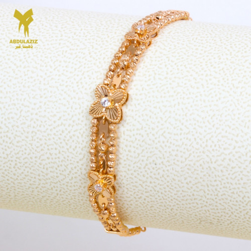 21 Karat Gold Bracelet Weight 8.62(g) | Jawaher Jewelry