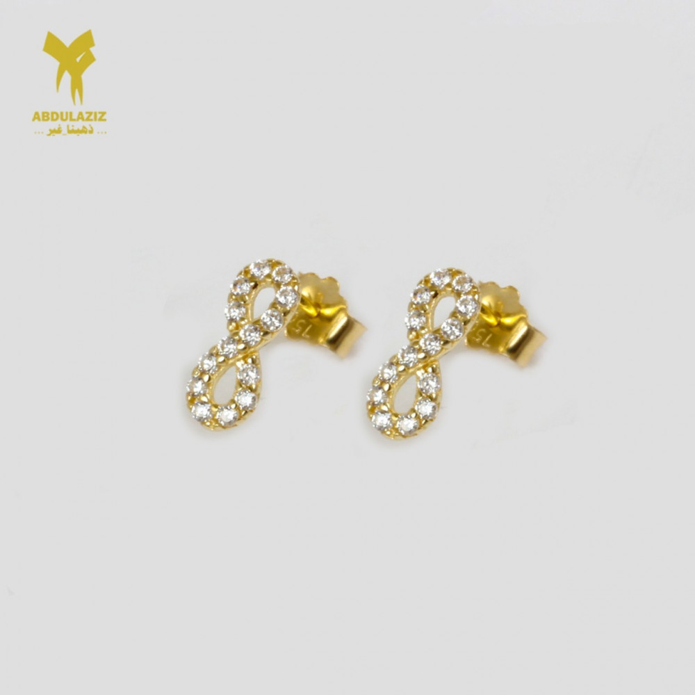 18 karat gold store children's earrings