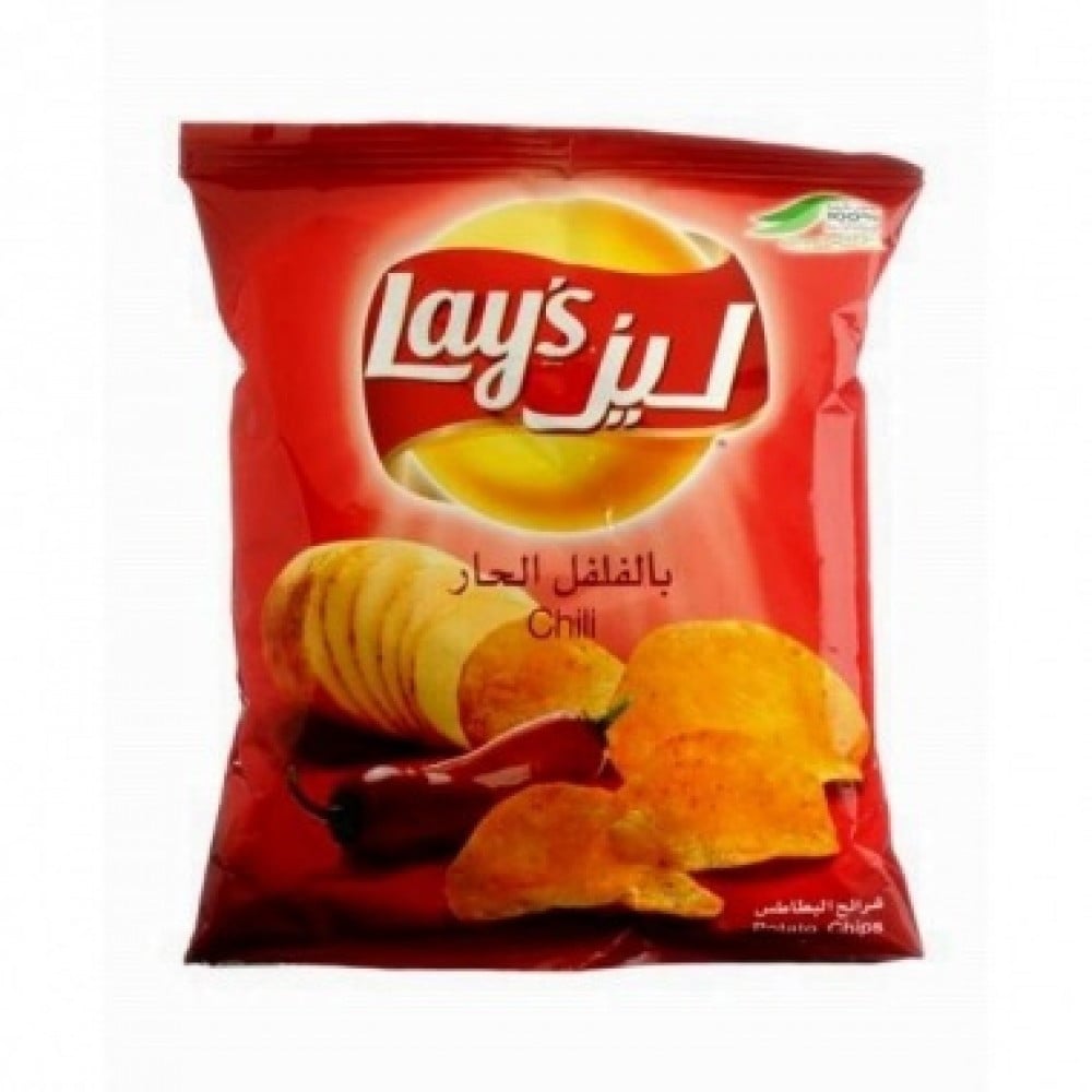 بطاطس ليز بالفلفل الحار 23جم Lays