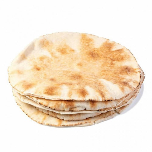 خبز لبناني ابيض سادة 4 حبة
