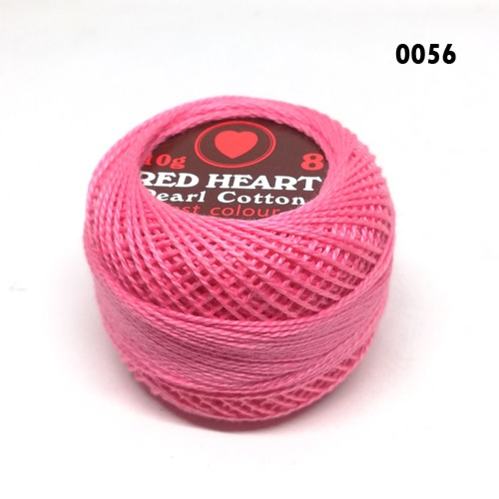 خيط تطريز Red Heart وردي 10غرام رقم اللون 0056