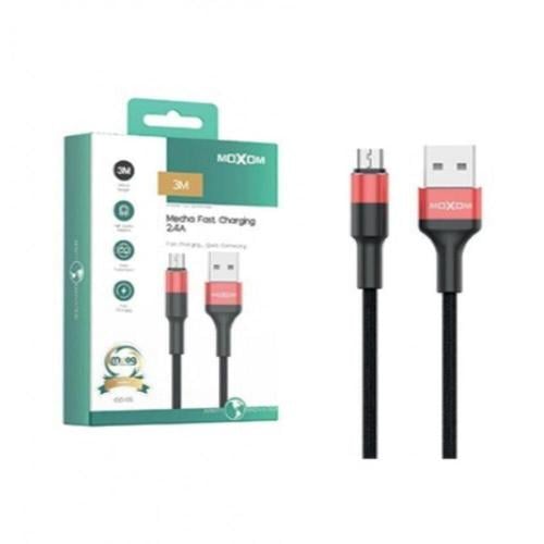 Mecha Fast Charging 2.4A سلك شاحن مايكرو 2 متر قما...