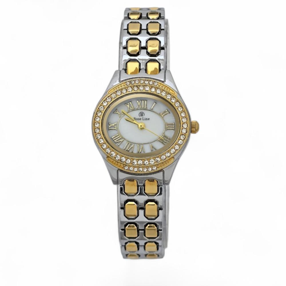 طقم نسائي روز لاين بالون الفضي والذهبي