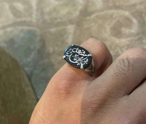 خاتم رجالي جميل بلاسم
