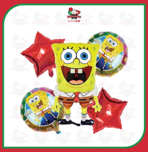 18inch SpongeBob SquarePants cartoon foil balloon birthday needs